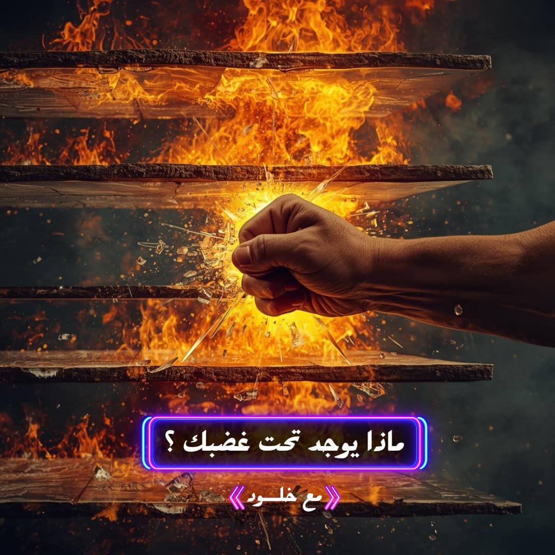 ماذا يوجد تحت غضبك